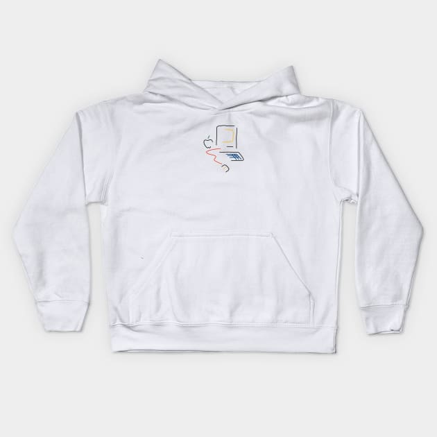 Apple Box 1984 Kids Hoodie by Apple